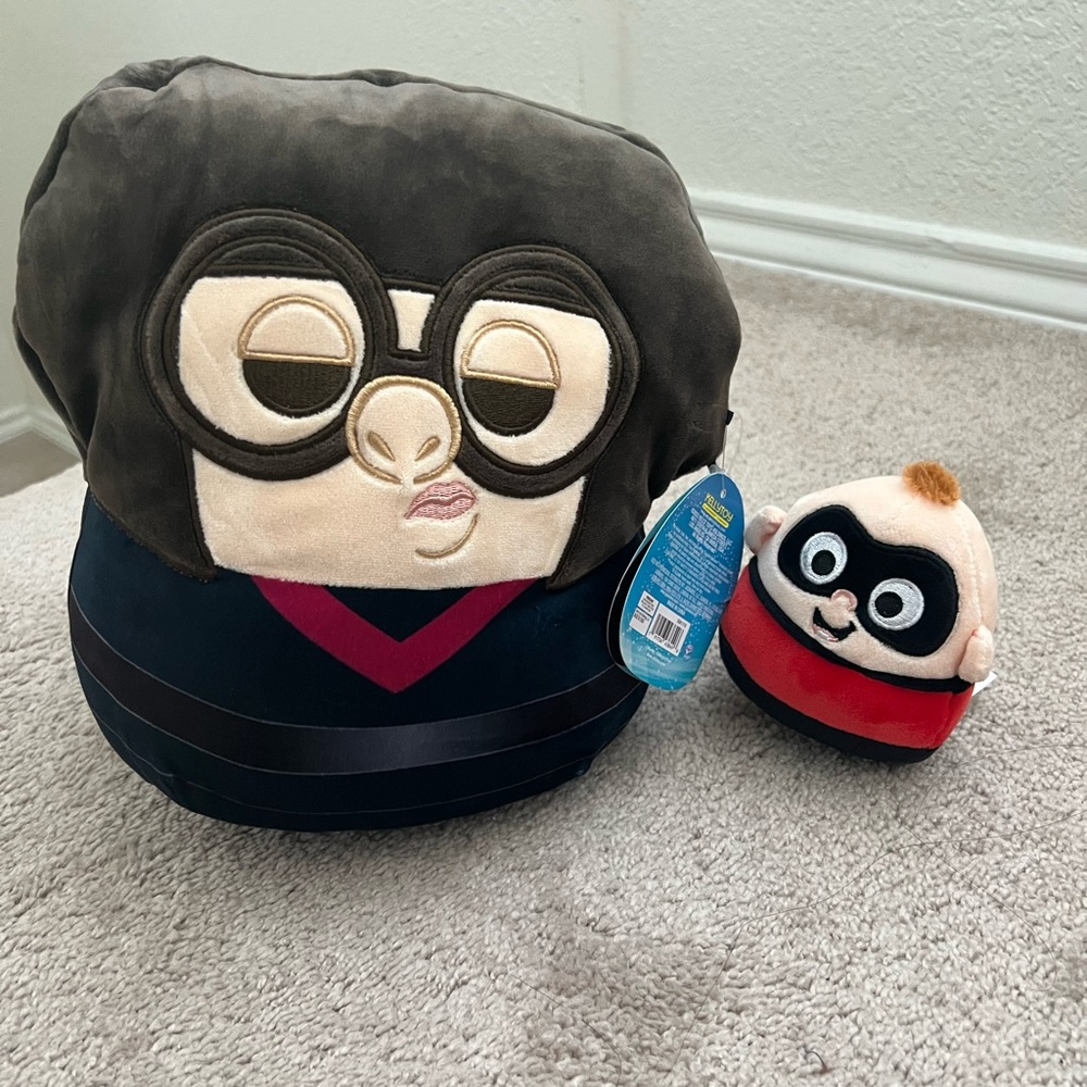 New Disney Edna and Jack Jack Squishmallows - Picture 1 of 6